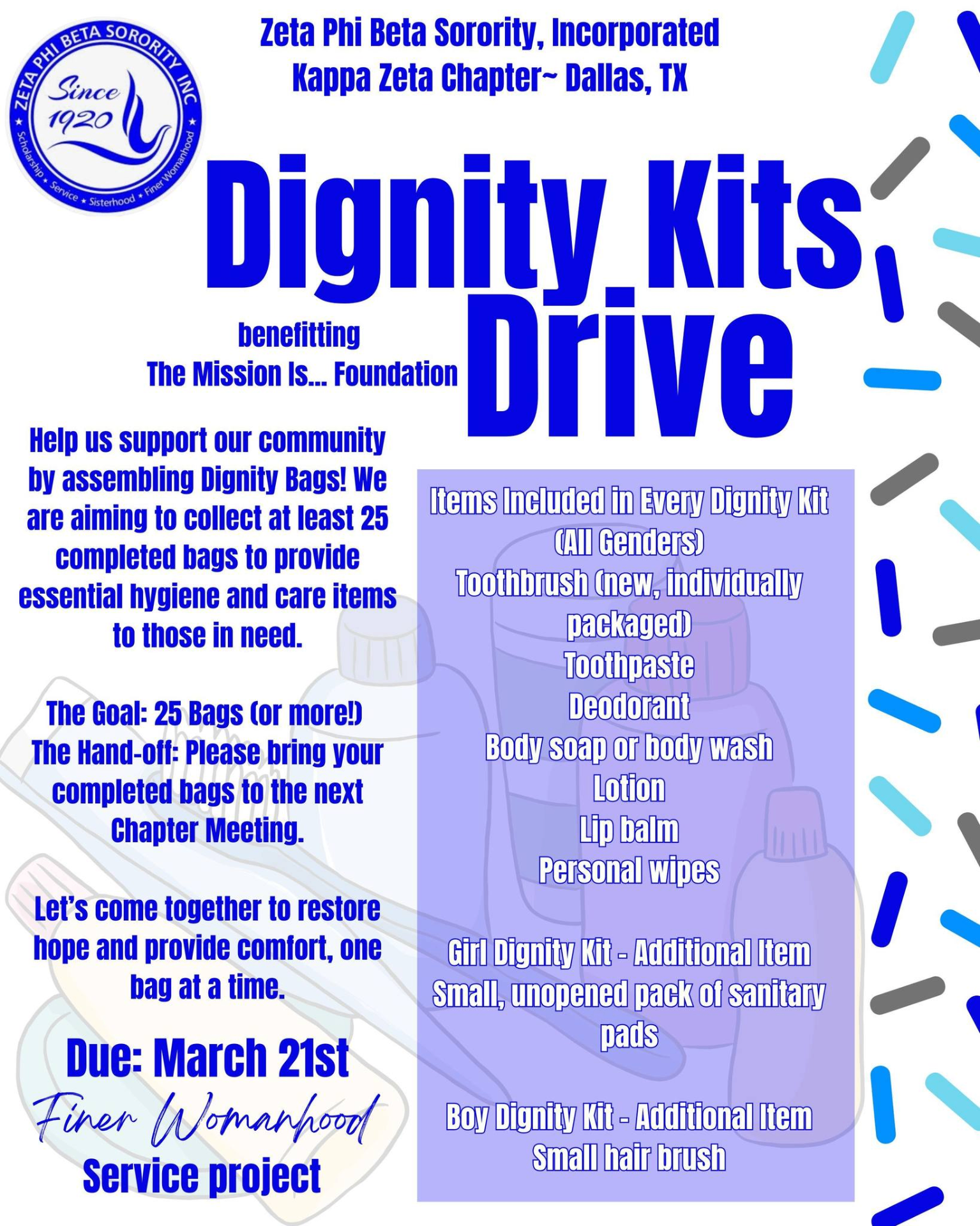 The Mission Is… Foundation | Restoring Dignity, Expanding Access